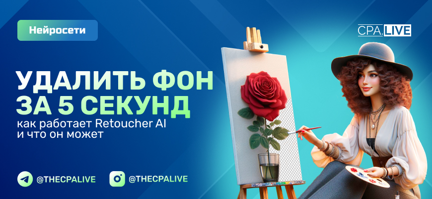 Retoucher AI: нейросеть для удаления и замены фона на изображении