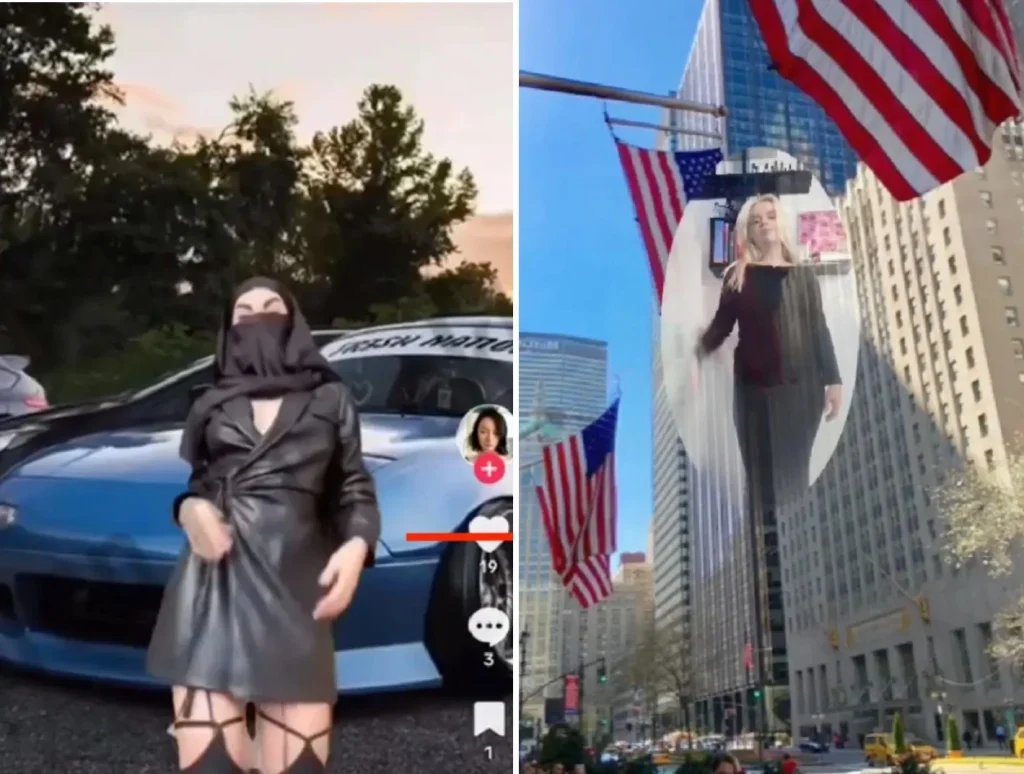 Креатив под адалт, который использовался для залива с TikTok