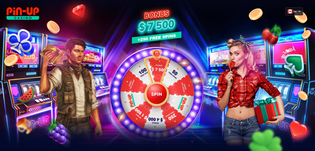 Лендинг оффера PIN-UP Casino