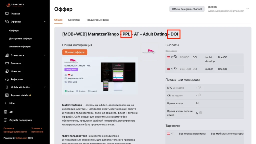 PPL и DOI jgkfnf