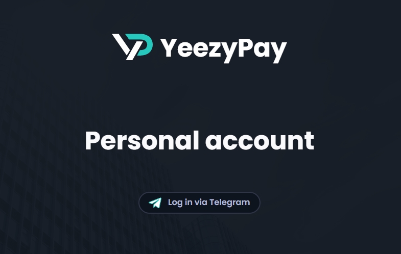 Главная страница сервиса YeezyPay