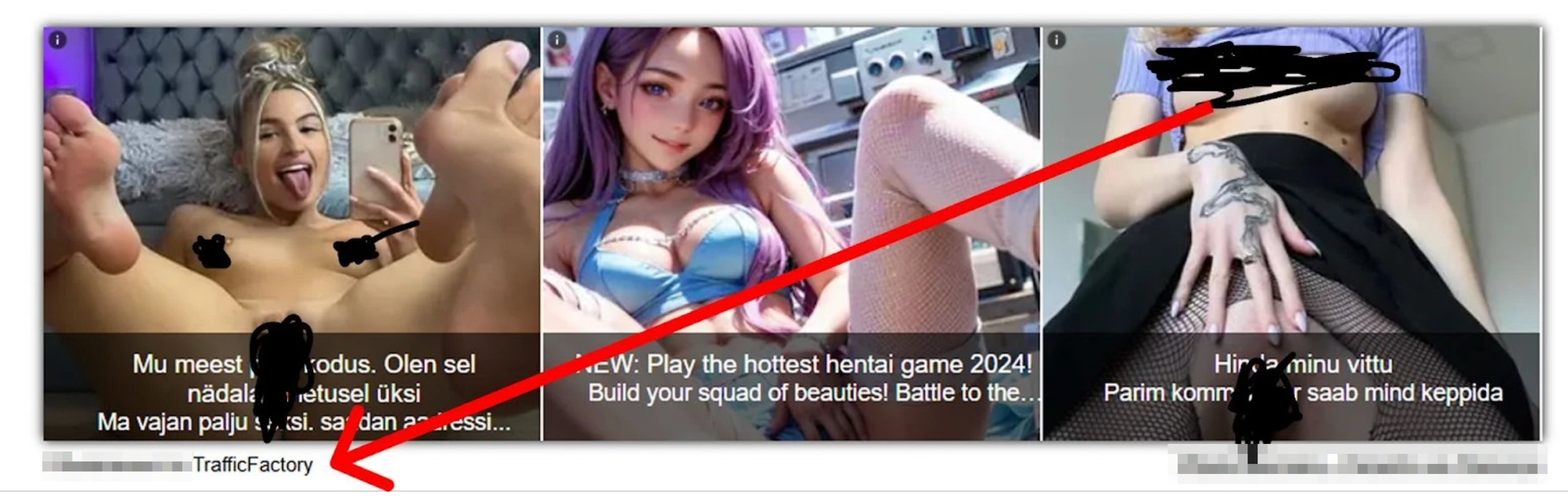 Adult advertising
