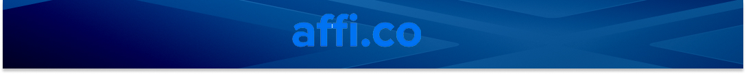 Синяя абстрактная графика с надписью affi co на фоне