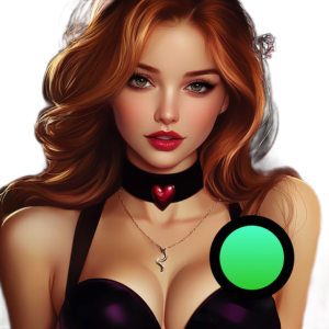 Изображение красивой девушки с длинными рыжими волосами