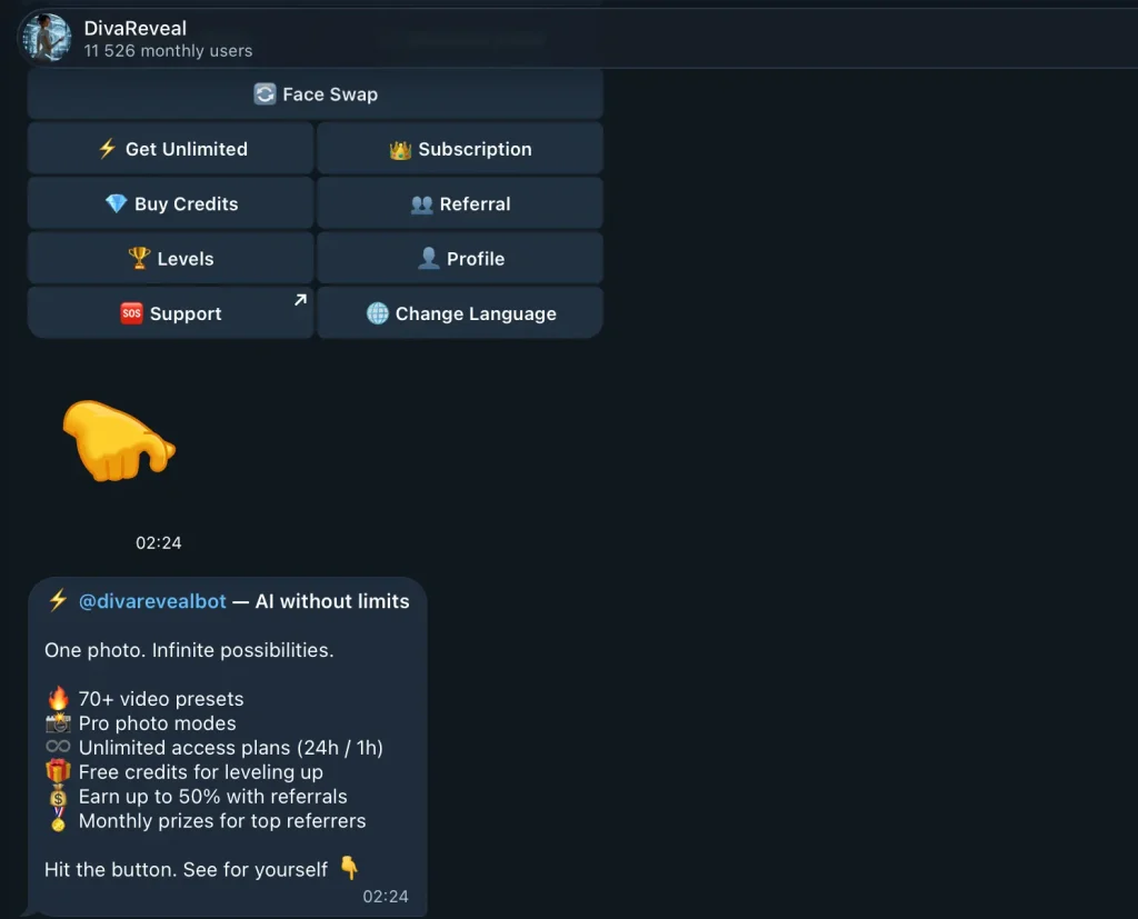 Bot interface