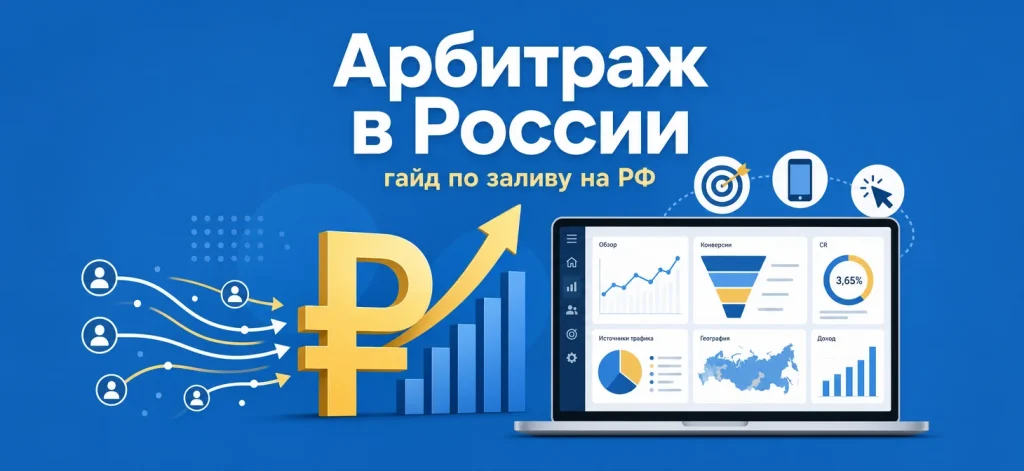 Арбитраж трафика в России в 2026: полный гайд по заливу на РФ