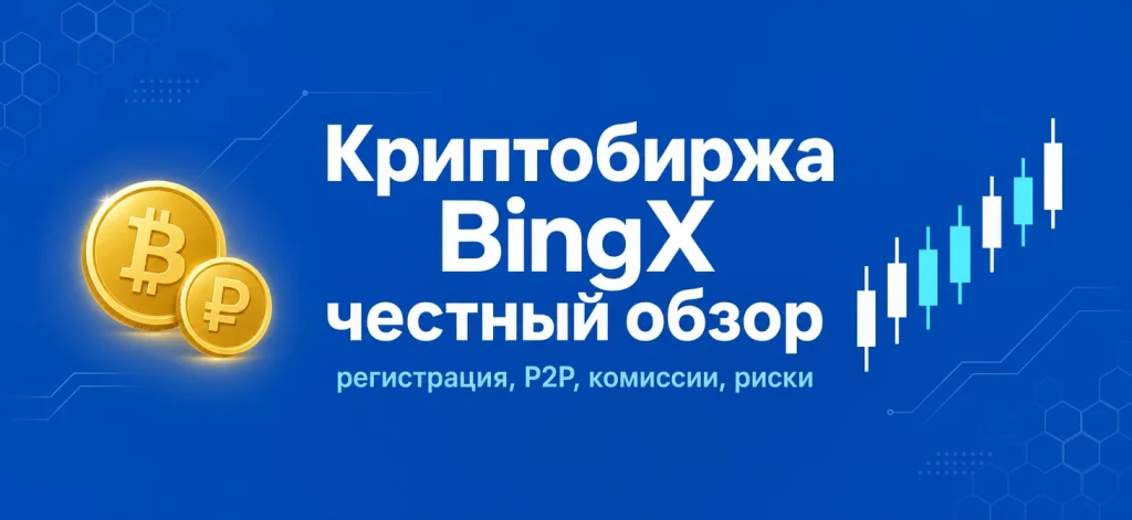 Криптобиржа BingX: честный обзор 2026 — регистрация, P2P за рубли, комиссии и риски
