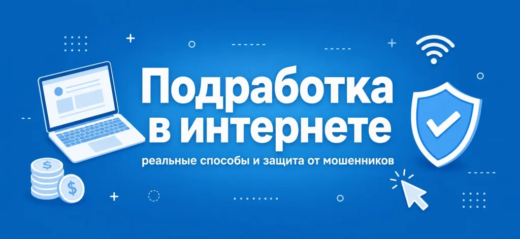 Подработка в интернете в 2026 году: реальные способы, цифры и защита от мошенников