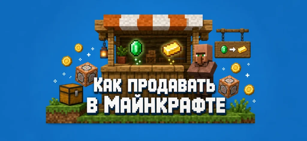 Как продавать в Майнкрафте на сервере: все способы и команды