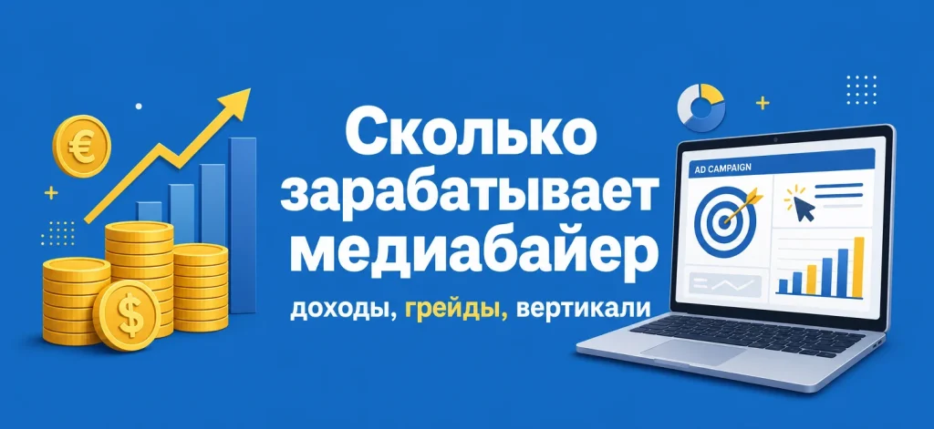 Сколько зарабатывает медиабайер в 2026 году: доходы по грейдам, вертикалям и моделям оплаты