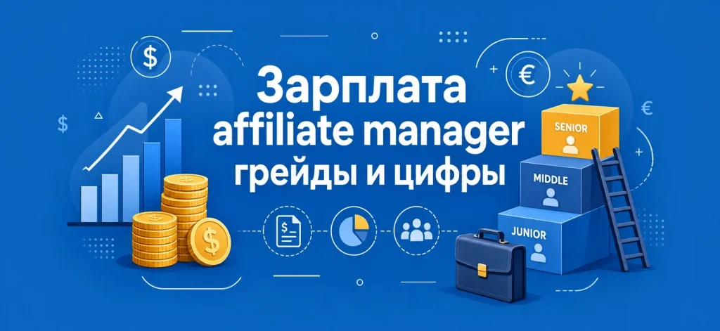 Зарплата affiliate manager в 2026 году: грейды, вертикали и реальные цифры