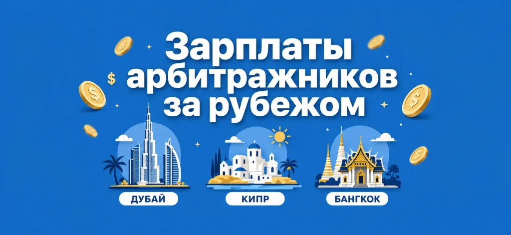 Зарплаты в арбитраже за рубежом: сколько платят медиабайерам в Дубае, на Кипре и в Бангкоке