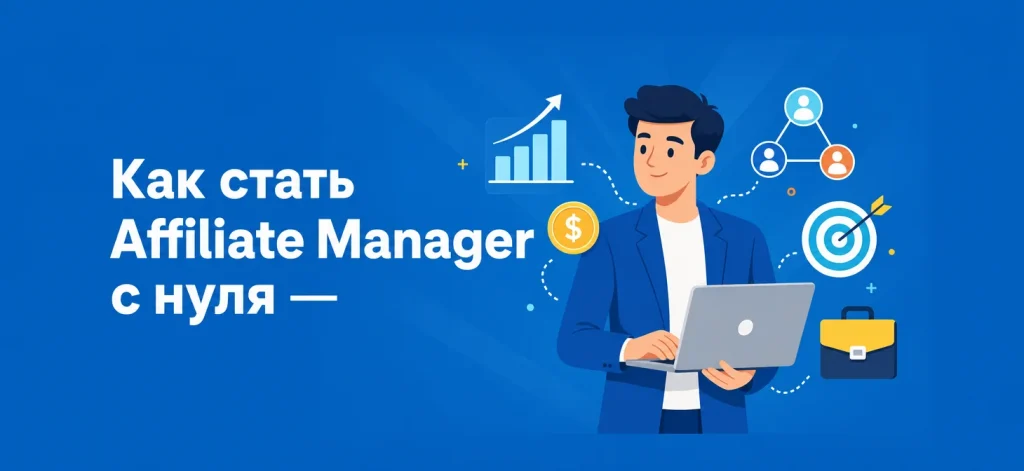 Как стать Affiliate Manager с нуля в 2026: пошаговый план, навыки и зарплаты