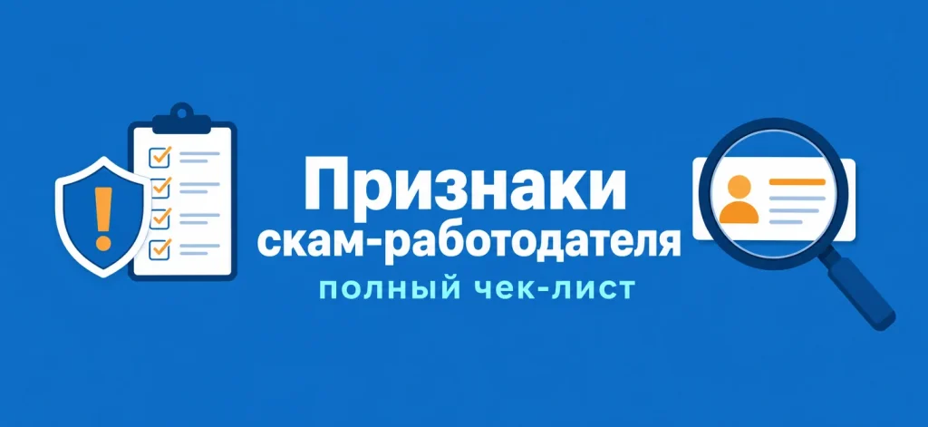 Признаки скам-работодателя: полный чек-лист 2026 года