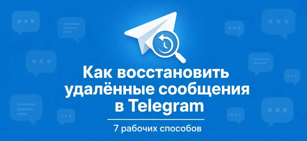 Как посмотреть удаленные сообщения в Telegram: 7 рабочих способов в 2026