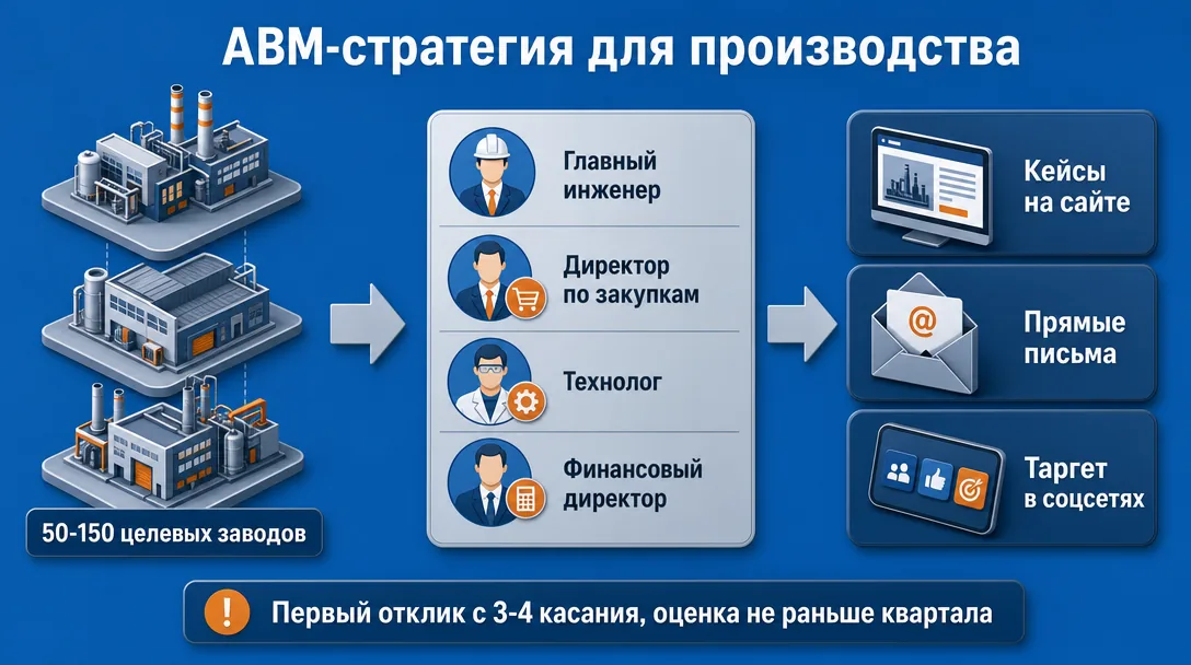 Схема ABM-кампании для производственного предприятия