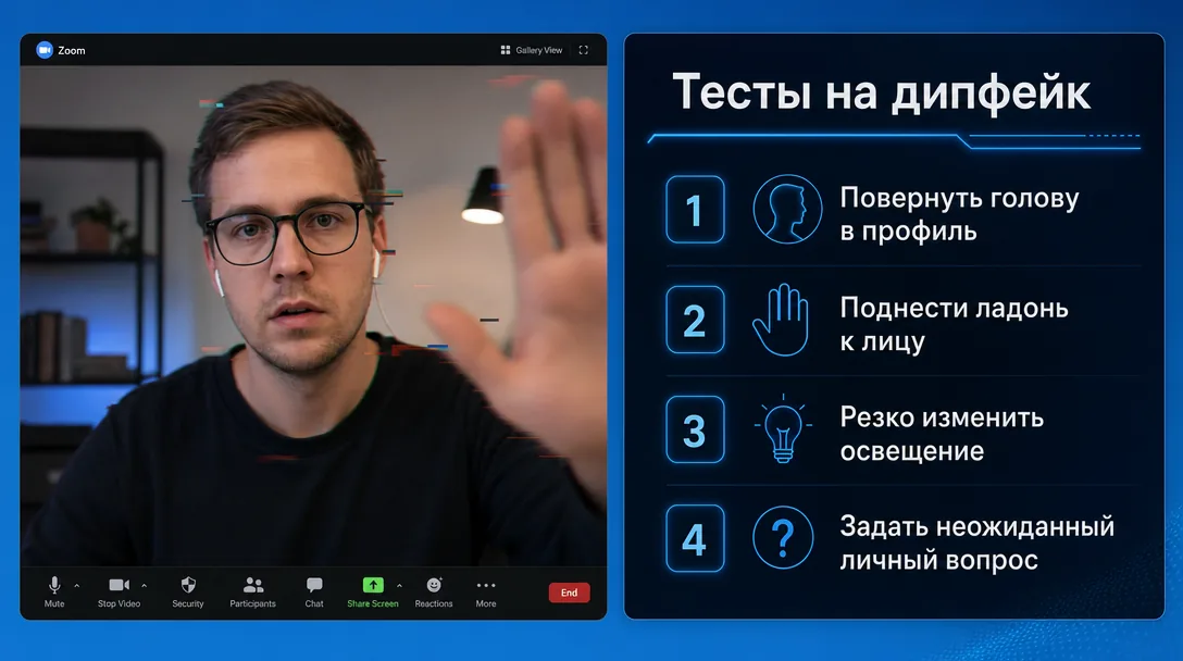 Как распознать дипфейк на видеособеседовании по работе