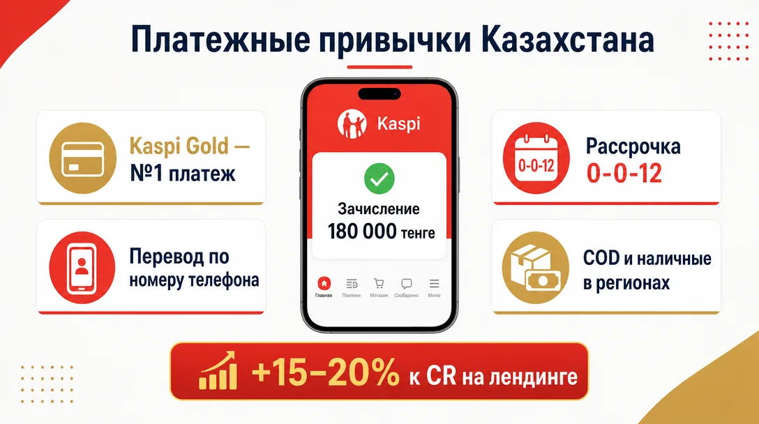 Платежные привычки казахстанцев и роль Kaspi Gold в воронке