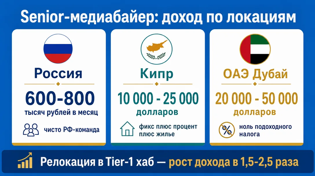 Сравнение зарплат арбитражников в РФ и зарубежных хабах