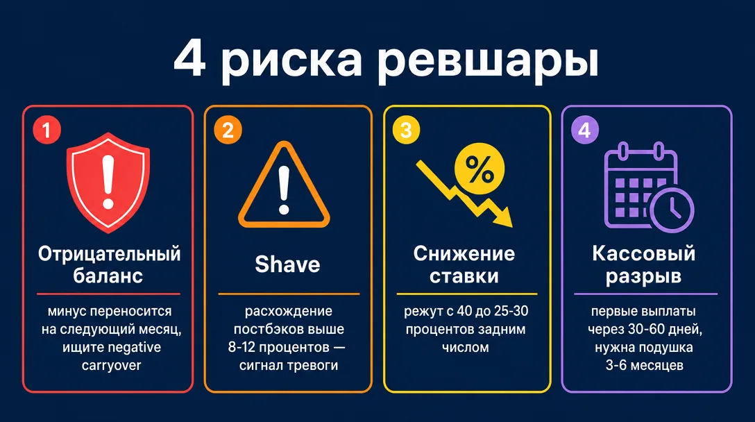 Основные риски revshare модели и способы защиты
