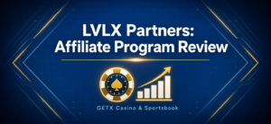 Cover image for LVLX Partners affiliate program review for GETX Casino