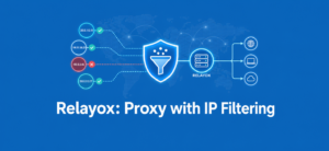 Cover image for Relayox proxy service article with network IP filtering icons