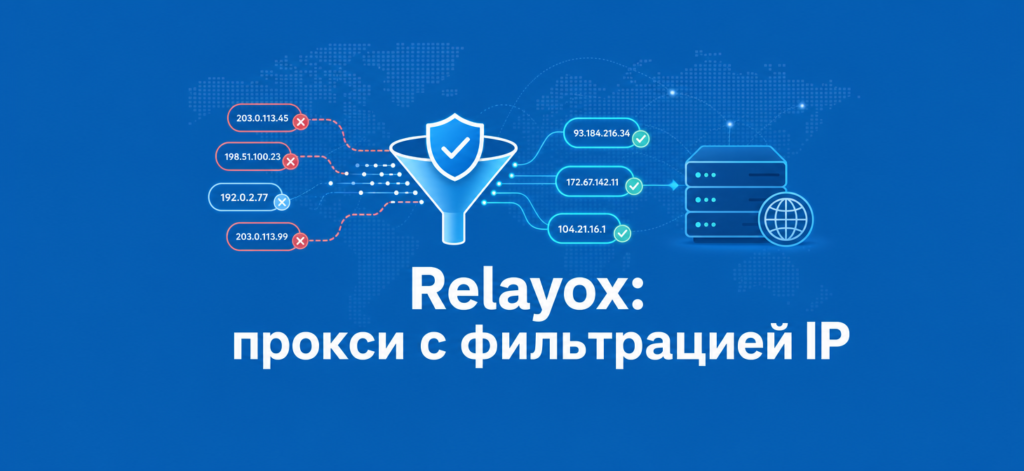Relayox: обзор прокси-сервиса с управляемой фильтрацией IP
